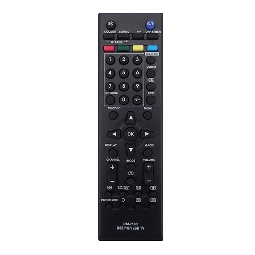 ریموت کنترل همه کاره تلویزیون جی وی سی JVC RM-710R