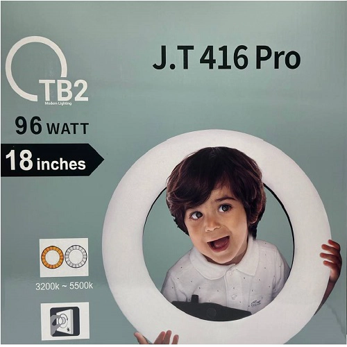 رینگ لایت 96 وات 18 اینچ مدل J.T416PRO