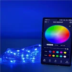 ریسه هوشمند RGB با ریموت کنترل و اتصال موبایل