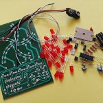 کیت آسیاب الکترونیک با 25 دیود نورانی LED
