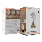 آینه و اسپیکر چندکاره پرودو مدل Porodo LED Makeup Mirror LFST084 - تصویر 2