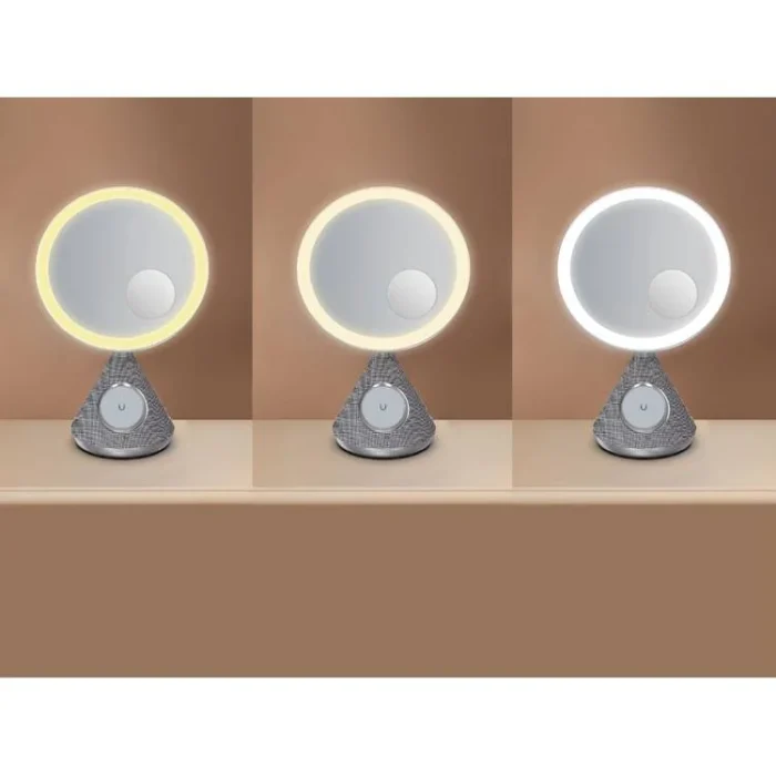 آینه و اسپیکر چندکاره پرودو مدل Porodo LED Makeup Mirror LFST084 - تصویر 3