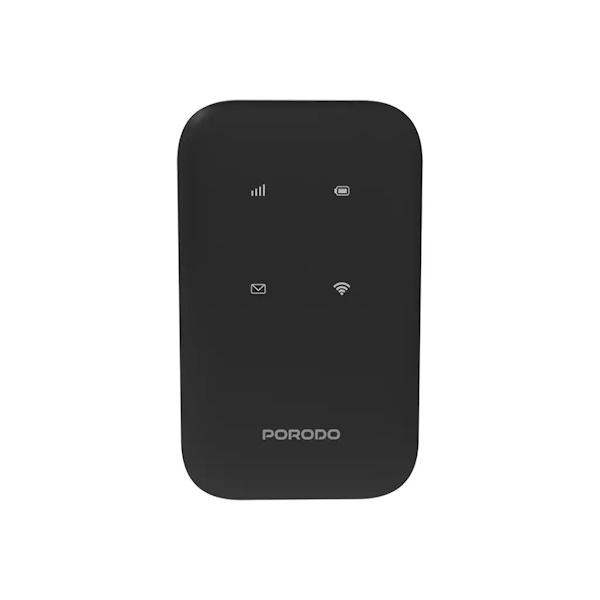 PD-LFST132-BK-Porodo-Pocket-Router-4G-LTE-_-WiFi-6-Black مودم همراه پرودو مدل LFST132