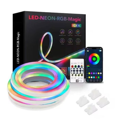 نئون لوله ای منعطف چند رنگ Function RGB LED Neon Light Strip