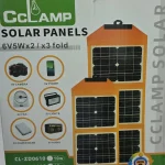 شارژر خورشیدی قابل حمل cclamp مدل zd0615