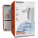 پمپ آب شارژی پرودو مدل Porodo Lifestyle Portable Water Pump PD-LFWD5W-WH | نمایشگر LED و کنترل لمسی