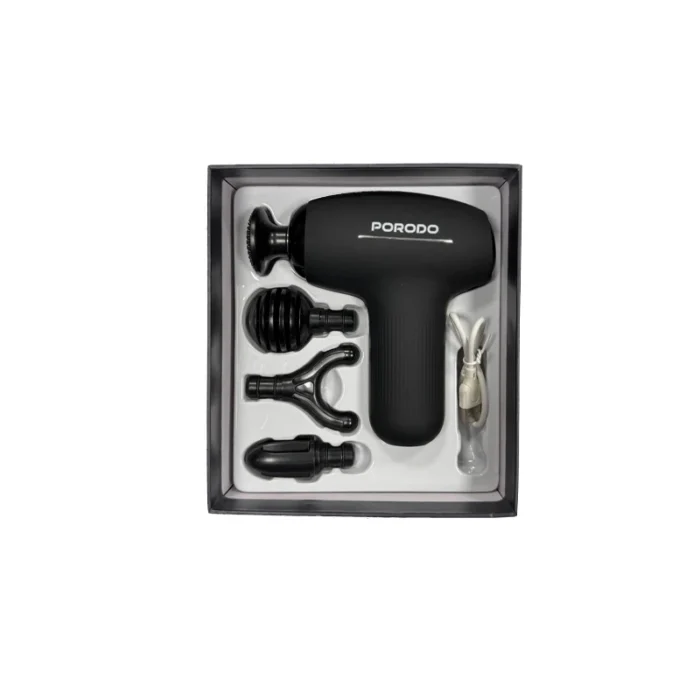 ماساژور تفنگی Porodo Lifestyle Mini Cordless مدل PDLFSTMG01BK