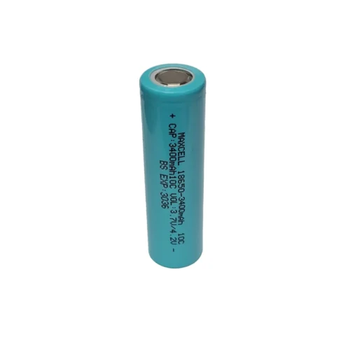 باتری لیتیوم یون 3.7v سایز 18650 10C-3400mAh مکسل maxcell