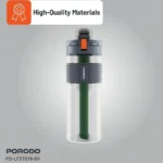 بطری آب تصفیه دار پرودو PORODO مدل PD-LFST079-BK دو مرحله ای